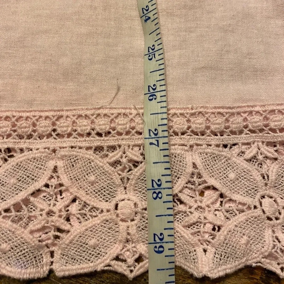 Saint Tropez West Light Pink Linen Blend Tunic Top - Picture 5 of 6